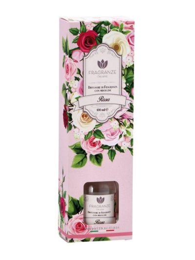 Diffuseur De Parfum Avec Bâtonnets Rose 100Ml