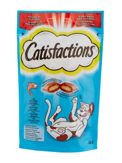 CATISFACTION Snacks Salmone 60G