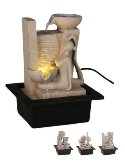 Harzbrunnen Led Yoga 28cm - Sortiert