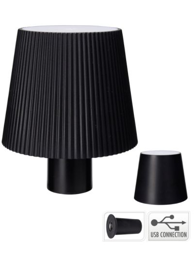 Lampada Da Bottiglia Touch Nero 10.5X8.8Cm - Assortito