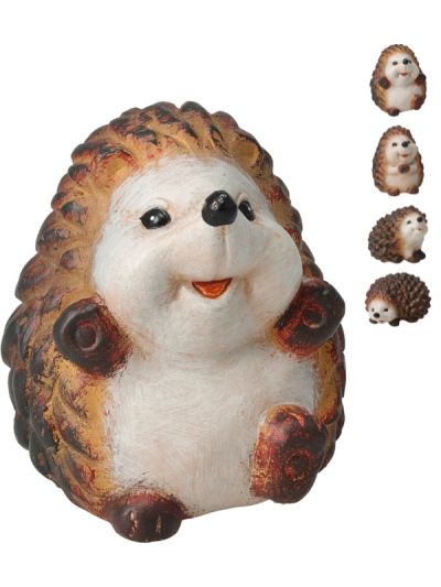 Deco Autunnale Riccio In Terracotta 7Cm - Assortito