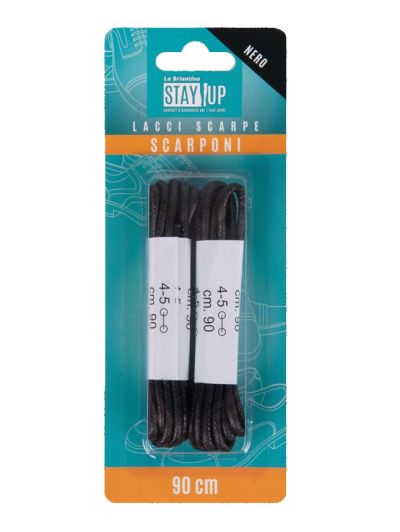Stringhe Per Scarponi 90Cm - Nero