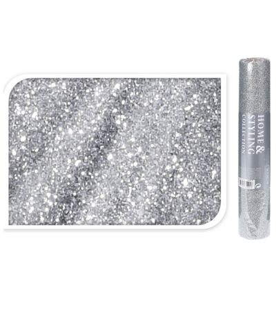 Weihnachts-Organzarolle Silber 28X250Cm - Sortiert