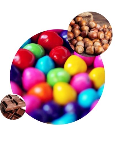 PELINO Confetti Colorati Noccioline E Cioccolato 300G