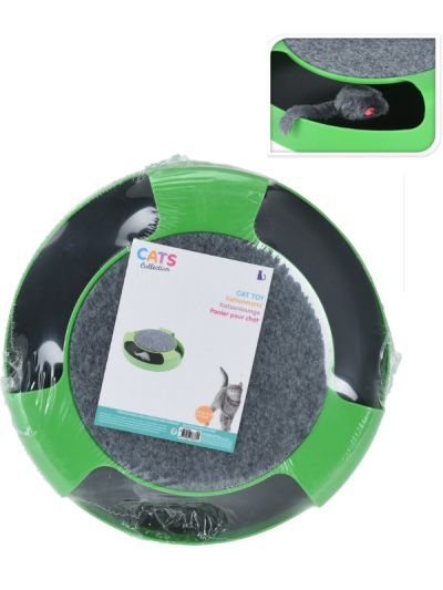Gioco Per Gatti Tiragraffi Con Topolino 25Cm