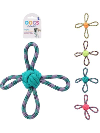 Jouet Pour Chien Balle Avec Corde 28Cm - Assortis