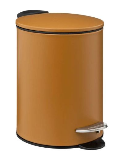 Tretabfalleimer Colorama Mit Soft-Close-Funktion Aus Metall Malzbraun 3L