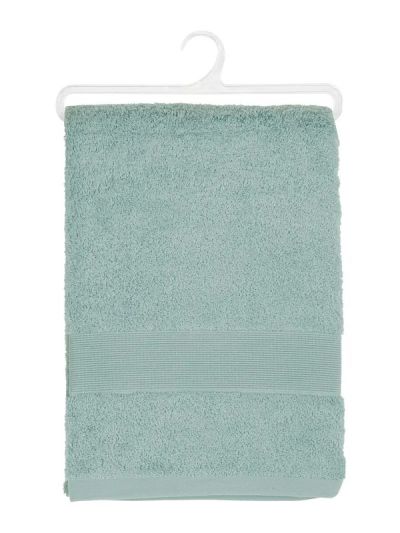 Serviette De Bain En Coton Bleu 70X130Cm
