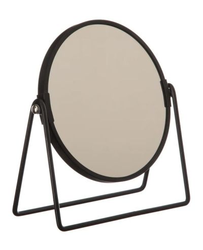 Kippbarer Badezimmerspiegel Schwarz 17Cm