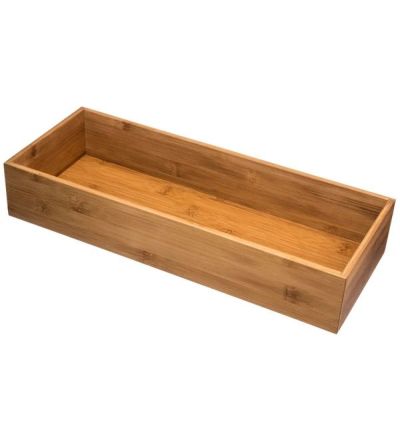 Organizer In Bamboo Per La Cucina 38X15X7Cm