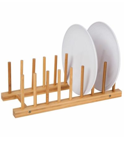 Scolapiatti In Bamboo 34X12Cm