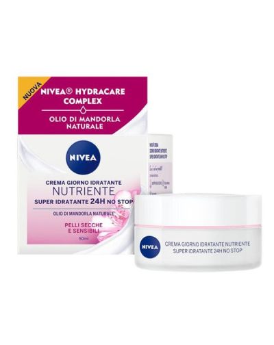 NIVEA Crema 24H Idratazione Nutriente 50Ml