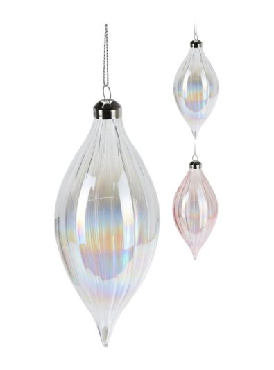 Weihnachtskugeln Aus Glas Fallen Lassen 12Cm - Sortiert