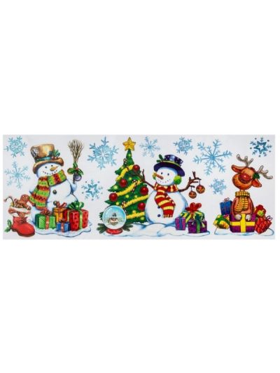 Weihnachtsdeko Fensteraufkleber 