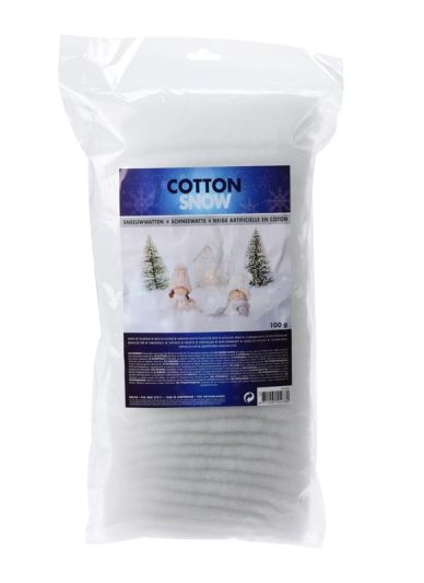 Decorazione Natalizia Neve Effetto Cotone 100G