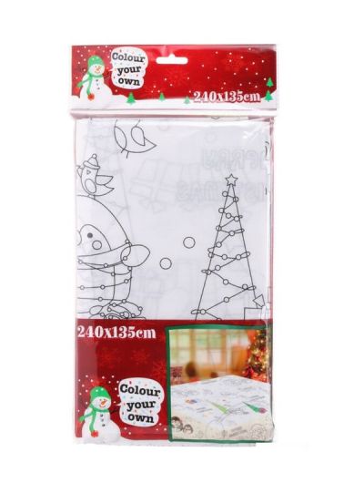 Tisch-Accessoire Für Weihnachten Farbige Tischdecke 240X135Cm