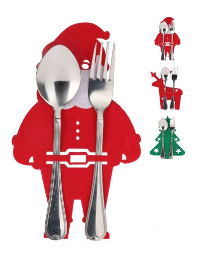 Tisch-Accessoire Für Weihnachten Besteckkasten 