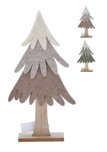 Dekorativer Weihnachtsbaum Filz Mit Sockel 30Cm