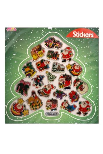 Mini Weihnachts-Paketverschluss Aufkleber Crystal