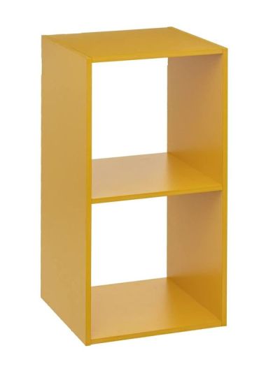 Étagère À 2 Niveaux Mix N Modul Moutarde 34,5X32X67,6Cm