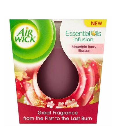 AIR WICK Bougie Parfumée Baies Et Fleurs De Montagne 105G