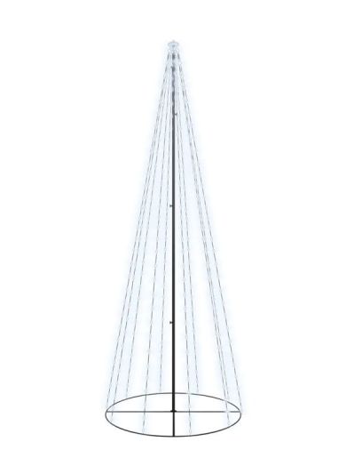 Arbre De Noël Illuminé Couleur Blanc Froid Usage Extérieur Et Intérieur 190Cm