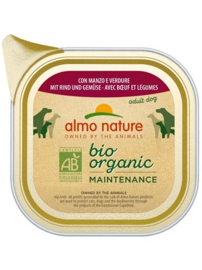 ALMONATURE Biorganic Paté Bœuf Et Légumes 100G