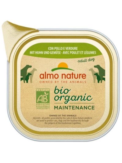 ALMONATURE Biorganic Paté Poulet Et Légumes 100G