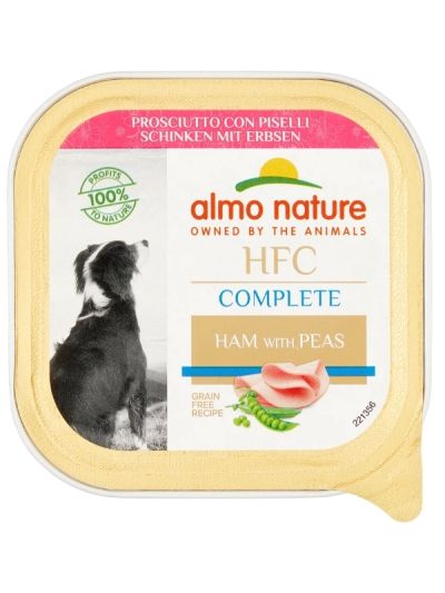 ALMONATURE Hfc Paté Jambon Et Petits Pois 85G