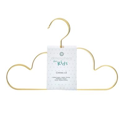 Set De 3 Cintres Dorés Pour Enfants
