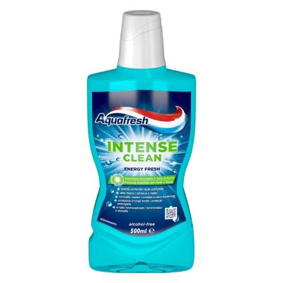 Bain de bouche purifiant Aquafresh Intense Clean à la menthe fraîche 500 ml
