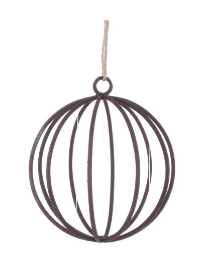 Weihnachtskugel skillen Metall 8.5cm