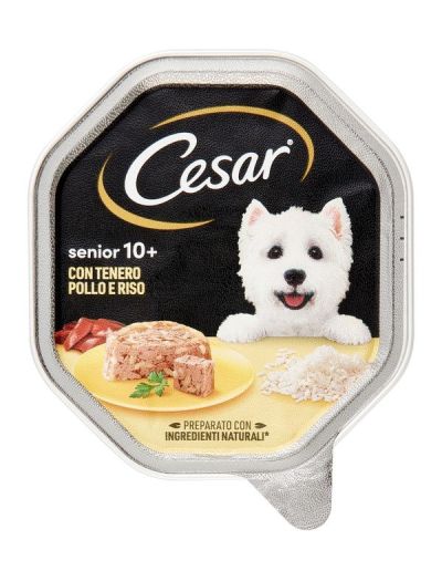 CESAR Senior 10+ Patè Poulet Et Riz 150G