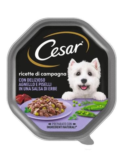CESAR Aliments Humides Agneau Et Petits Pois 150G