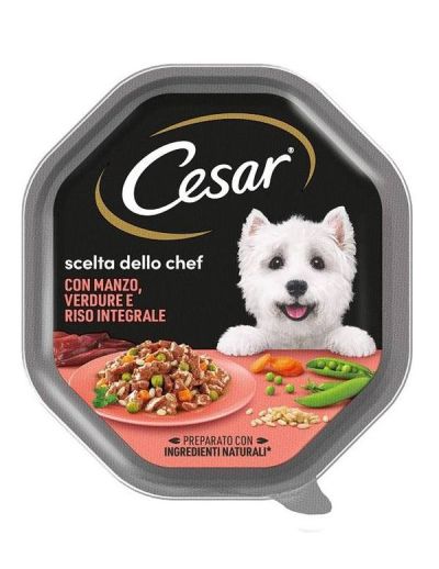 CESAR Aliments Humides Bœuf, Légumes Et Riz 150G