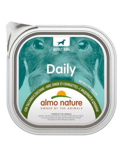 ALMO NATURE Dalily Patè Dinde Et Courgettes 100G