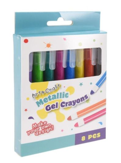 Penne Gel Metallizzato 8 Pezzi 