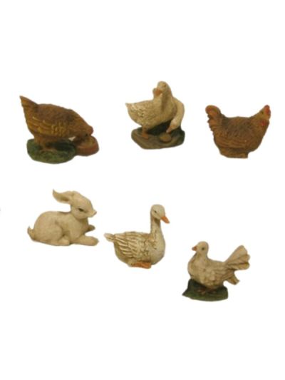 Set Crèche Animaux De La Ferme 3Cm