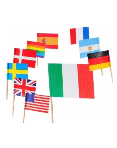 Drapeaux De Finger-Food 50 Pièces 