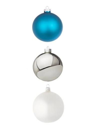 Weihnachtsschüsseln für Baumfarbe gefroren 9 Stück