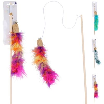 Gioco Gatto Bacchetta 40cm 3 Colorazioni