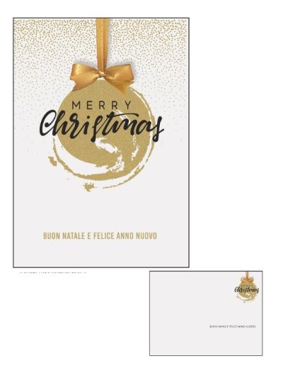 Mittelgroße Weihnachtskarten Mit Glitter Weihnachtskugel 3 Stücke