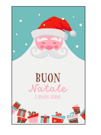 Mittelgroße Weihnachtskarten Mit Glitter Weihnachtsmann 3 Stücke