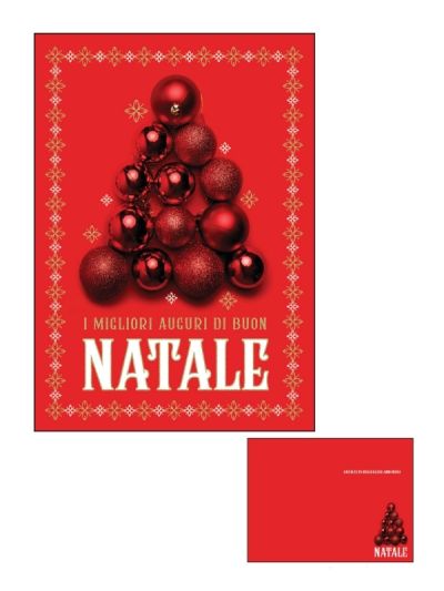 Frohe-Weihnachts-Karte Mit Folie Gold Kugeln