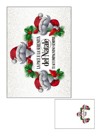 Frohe-Weihnachts-Karte Mit Silberfolie Weihnachtsmann