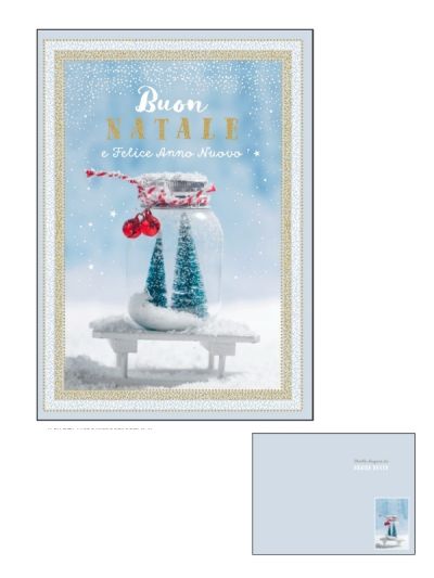 Frohe-Weihnachts-Karte Mit Folie Gold Deko