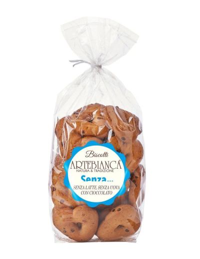 ARTE BIANCA Biscuits Sans Lait Sans Oeufs Avec Chocolat 300G