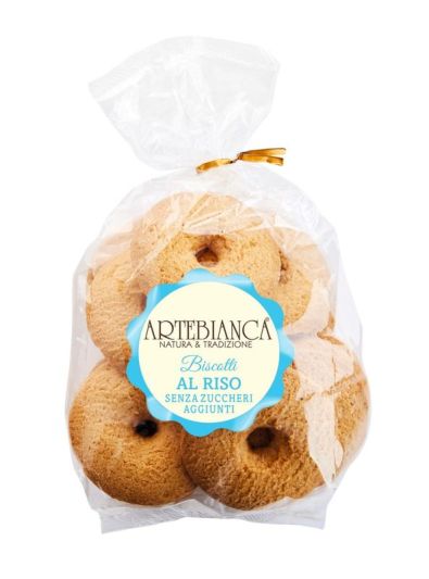ARTE BIANCA Biscuits Riz Sans Sucre Ajouté 400G