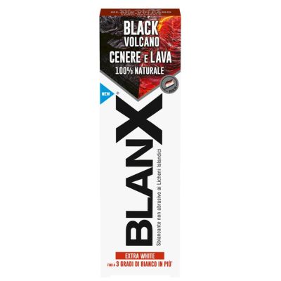 Dentifrice BlanX Cendres et Lave du Volcan Noir 75 ml