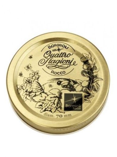 BORMIOLI 2 Tappi Per Barattoli In Vetro "Quattro Stagioni" 7Cm